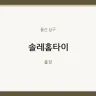 솔레홈타이