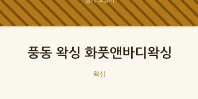고양시 출장마사지 홈타이 왁싱 화풋앤바디왁싱 | 마픽