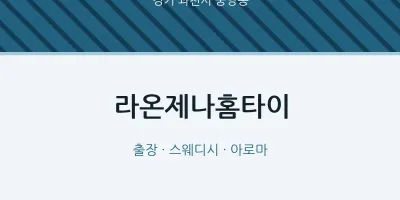 중앙동 출장마사지 라온제나홈타이 | 마픽