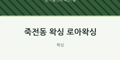 죽전1동 출장마사지 홈타이 왁싱 로아왁싱 | 마픽