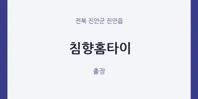 진안읍 출장마사지 침향홈타이 | 마픽