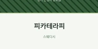 공도읍 출장마사지 홈타이 피카테라피 | 마픽