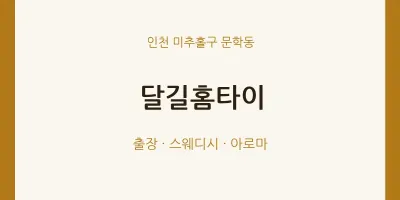 문학동 출장마사지 달길홈타이 | 마픽