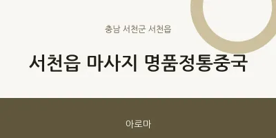 서천읍 출장마사지 홈타이 명품정통중국 | 마픽