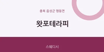 맹동면 출장마사지 홈타이 왓포테라피 | 마픽