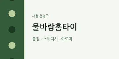 은평구 출장마사지 물바람홈타이 | 마픽