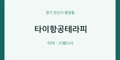 중앙동 출장마사지 홈타이 타이항공테라피 | 마픽