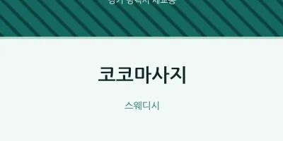 세교동 출장마사지 홈타이 코코마사지 | 마픽