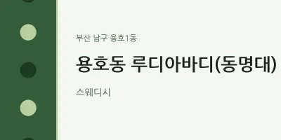 용호1동 출장마사지 홈타이 루디아바디(동명대) | 마픽
