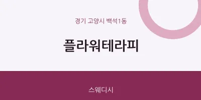 백석1동 출장마사지 홈타이 플라워테라피 | 마픽