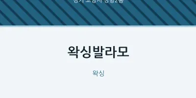 장항2동 출장마사지 홈타이 왁싱발라모 | 마픽