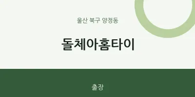 양정동 출장마사지 돌체아홈타이 | 마픽