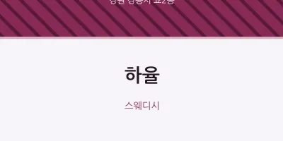 교2동 출장마사지 홈타이 하율 | 마픽