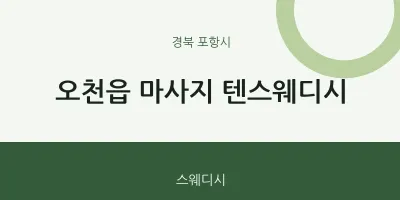 포항시 출장마사지 홈타이 텐스웨디시 | 마픽