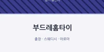용인시 출장마사지 부드레홈타이 | 마픽