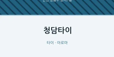 운서1동 출장마사지 홈타이 청담타이 | 마픽