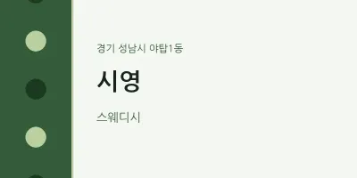 야탑1동 출장마사지 홈타이 시영 | 마픽