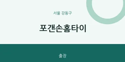 강동구 출장마사지 포갠손홈타이 | 마픽