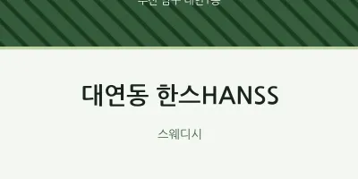 대연1동 출장마사지 홈타이 한스HANSS | 마픽