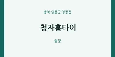 영동읍 출장마사지 청자홈타이 | 마픽