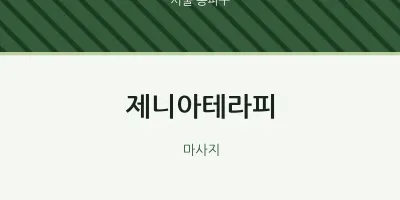 송파구 출장마사지 홈타이 제니아테라피 | 마픽