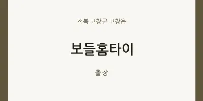고창읍 출장마사지 보들홈타이 | 마픽