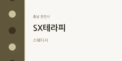 천안시 출장마사지 홈타이 SX테라피 | 마픽