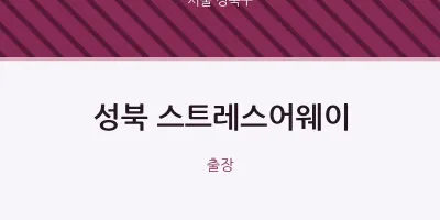 성북구 출장마사지 홈타이 성북 스트레스어웨이 | 마픽