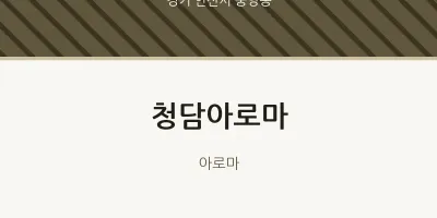 중앙동 출장마사지 홈타이 청담아로마 | 마픽