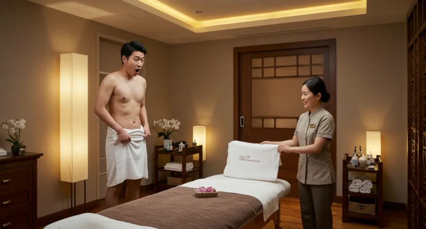 해운대 서혜부 마사지에서 벌어진 황당한 오해 – 수건 한 장의 비밀